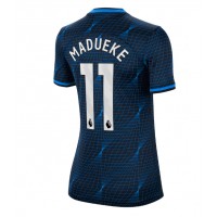 Camisa de Futebol Chelsea Noni Madueke #11 Equipamento Secundário Mulheres 2023-24 Manga Curta